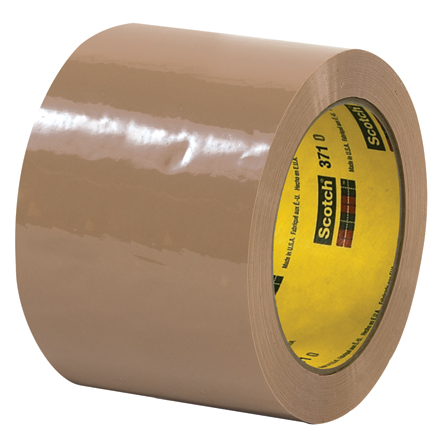 3" x 110 yds. Tan Scotch<span class='rtm'>®</span> Box Sealing Tape 371